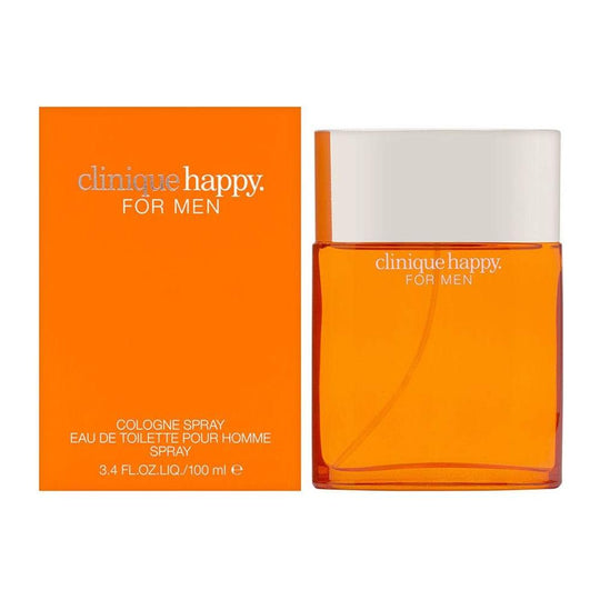 Clinique Cologne Happy For Men EDT Cologne Spray 3.4 FL OZ / 100 ML