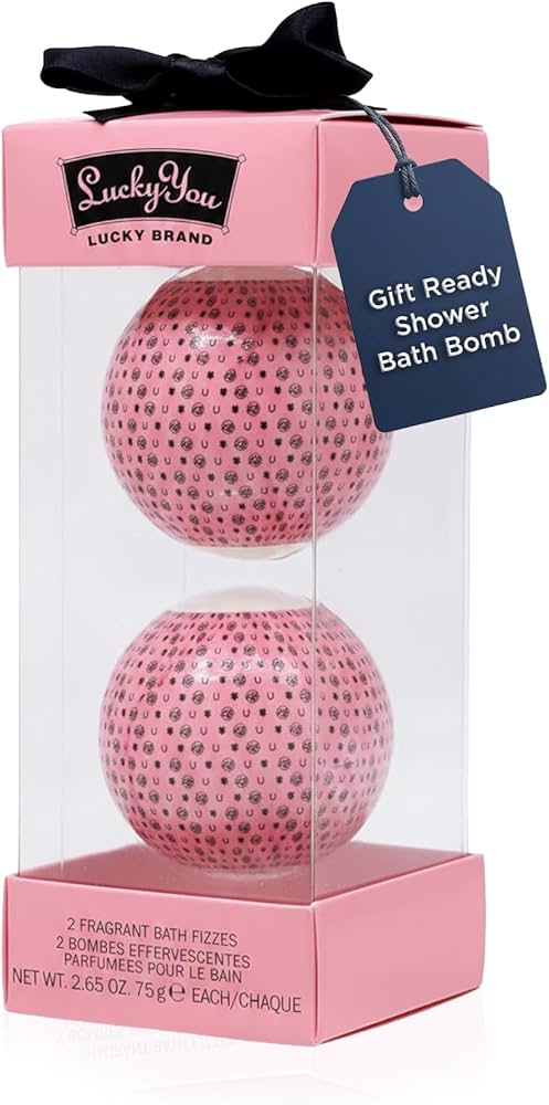 Lucky Brand 2 Fragrant Bath Fizzes Set - 2.65 FL OZ / 75 G