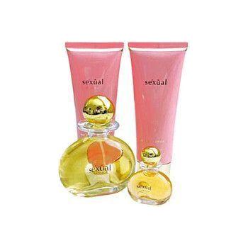Michel Germain Sexual Femme 4 Piece Set - Eau De Parfum Spray / Mini / Luxury Body Lotion / Luxury Bath & Shower Gel 2.5 FL OZ / 75 ML 0.3 FL OZ / 10 ML 3.4 FL OZ / 100 ML 3.4 FL OZ / 100 ML