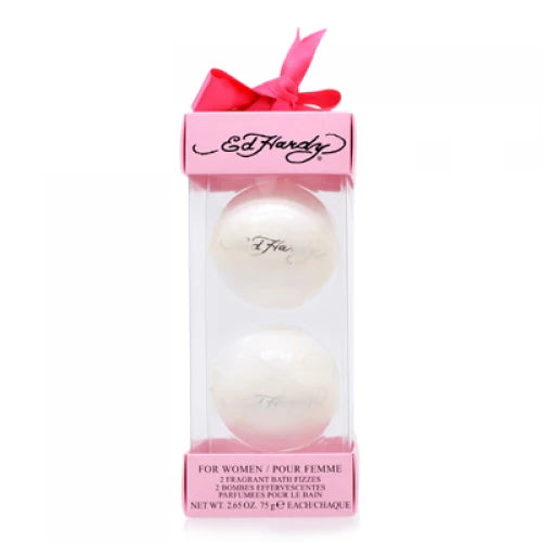 Ed Hardy 2 Piece Set Fragrant Bath Fizzes - 2.65 FL OZ / 75 G
