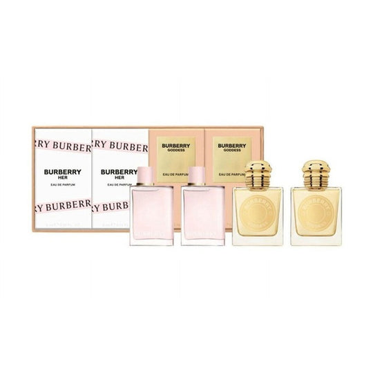 Burberry Her + Burberry Goddess Mini Eau De Parfum Duo Set – 2×0.16 FL OZ / 5 ML Each