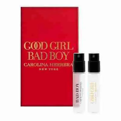 Carolina Herrera Good Girl & Bad Boy Sample Set – 0.05 FL OZ / 1.5 ML Each (2‑Piece Mini Sprays)