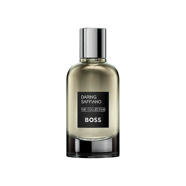 Hugo Boss Daring Saffiano Eau De Parfum – Bold Leather Fragrance for Men - 3.3 FL OZ / 100 ML