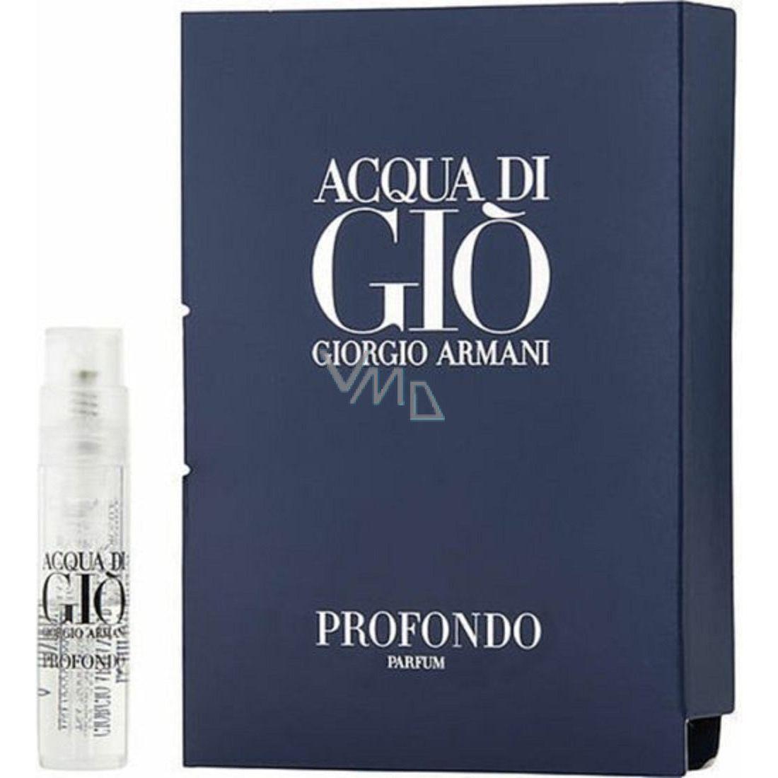 Giorgio Armani Acquai DI Gio Parfum Sample 0.4 FL OZ / 1.2 ML