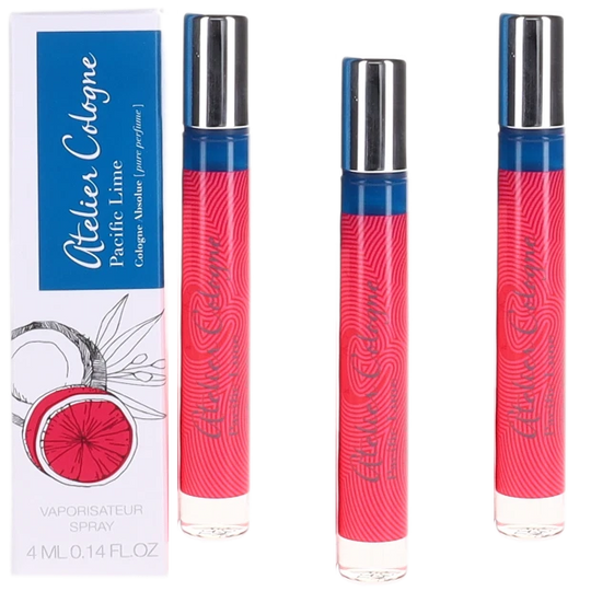 Atelier Cologne Pacific Lime Cologne Absolue Spray Pen 3 Pack - 0.14 FL OZ / 4 ML