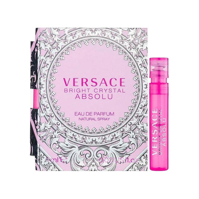 Versace Bright Crystal Absolu Eau De Parfum Vial 0.03 FL OZ / 1 ML