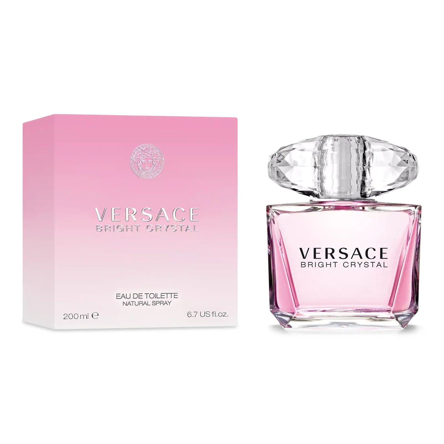 Versace Bright Crystal Eau De Toilette Spray 6.7 FL OZ / 200 ML
