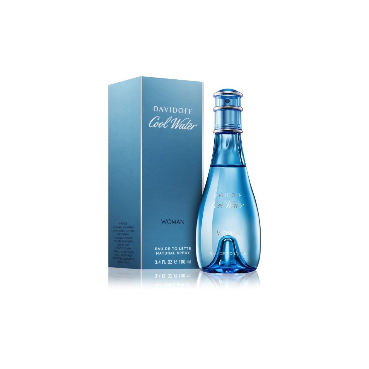 Davidoff Cool Water For Her Eau De Toilette Spray - 3.4 FL OZ / 100 ML
