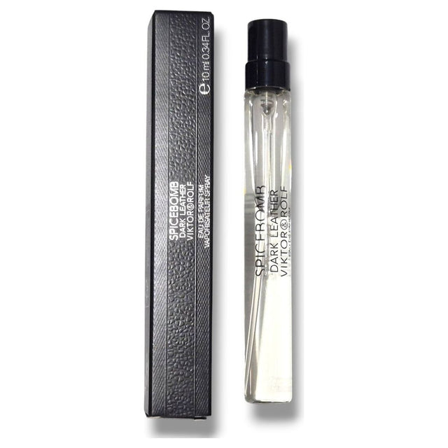Viktor & Rolf Spicebomb Dark Leather Eau De Parfum 0.34 FL OZ / 10 ML – Bold & Sensual Men's Fragrance