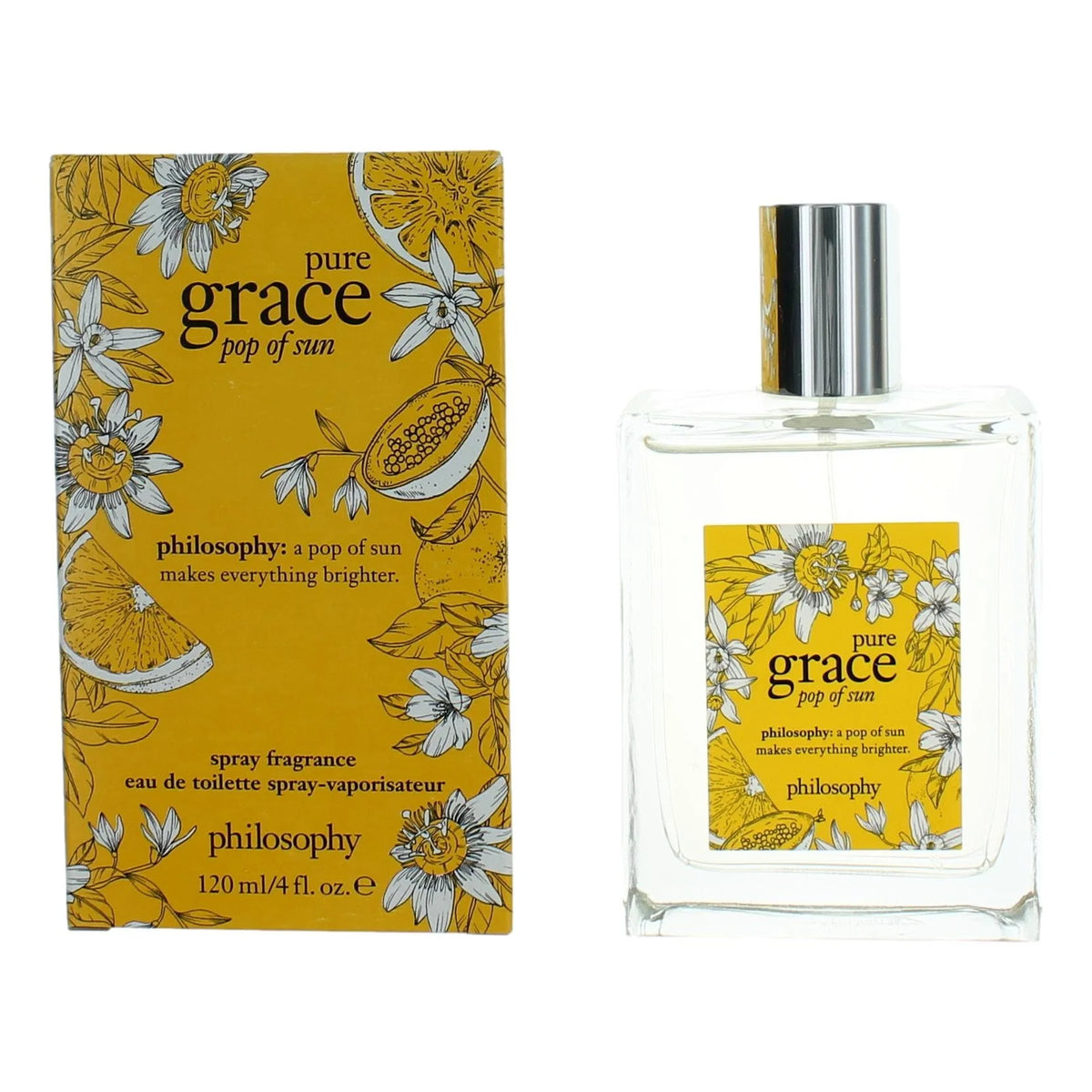 Philosophy Pure Grace Pop Of Sun Eau De Toillete Spray - 4 FL OZ / 120 ML