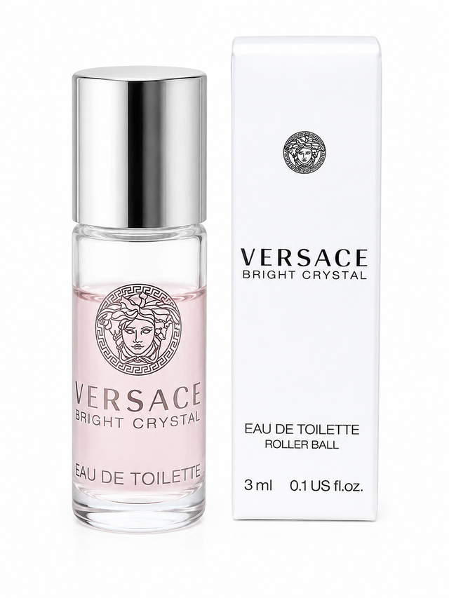 Versace Bright Crystal Eau De Toilette Rollerball White - 0.1 FL OZ / 3 ML