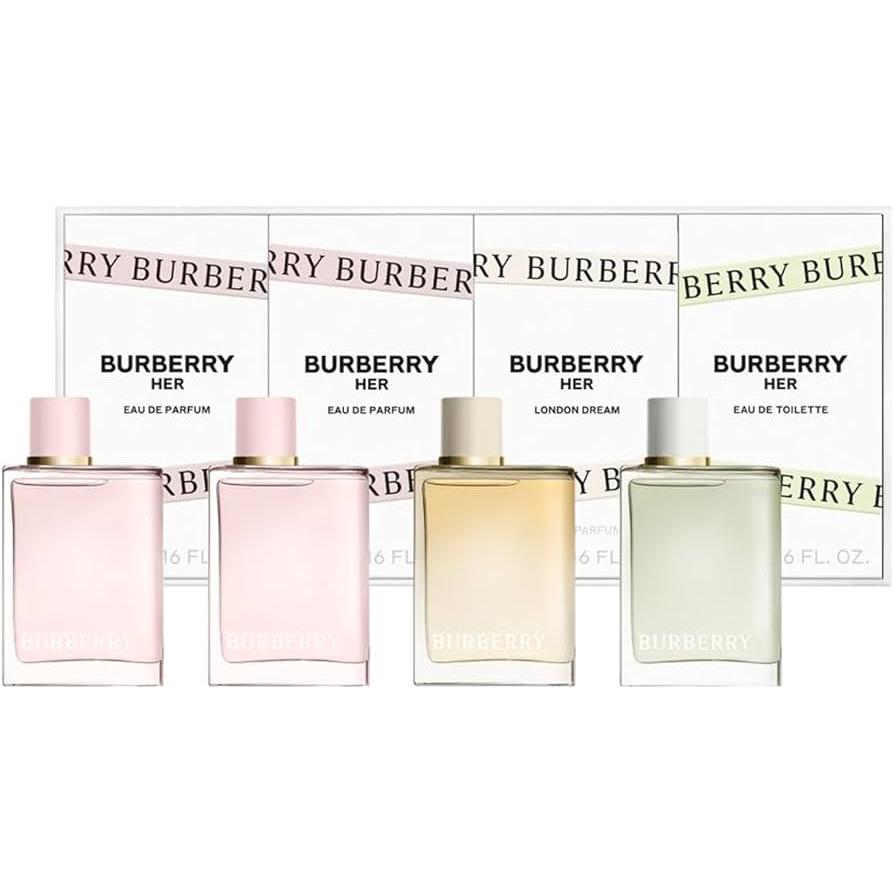 Burberry Her Mini Fragrance Gift Set – 4 x 5 ML Eau de Parfum Vials