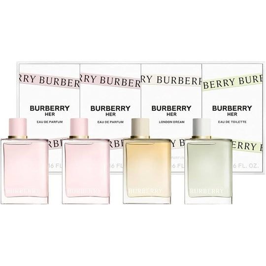 Burberry Her Mini Fragrance Gift Set – 4 x 5 ML Eau de Parfum Vials