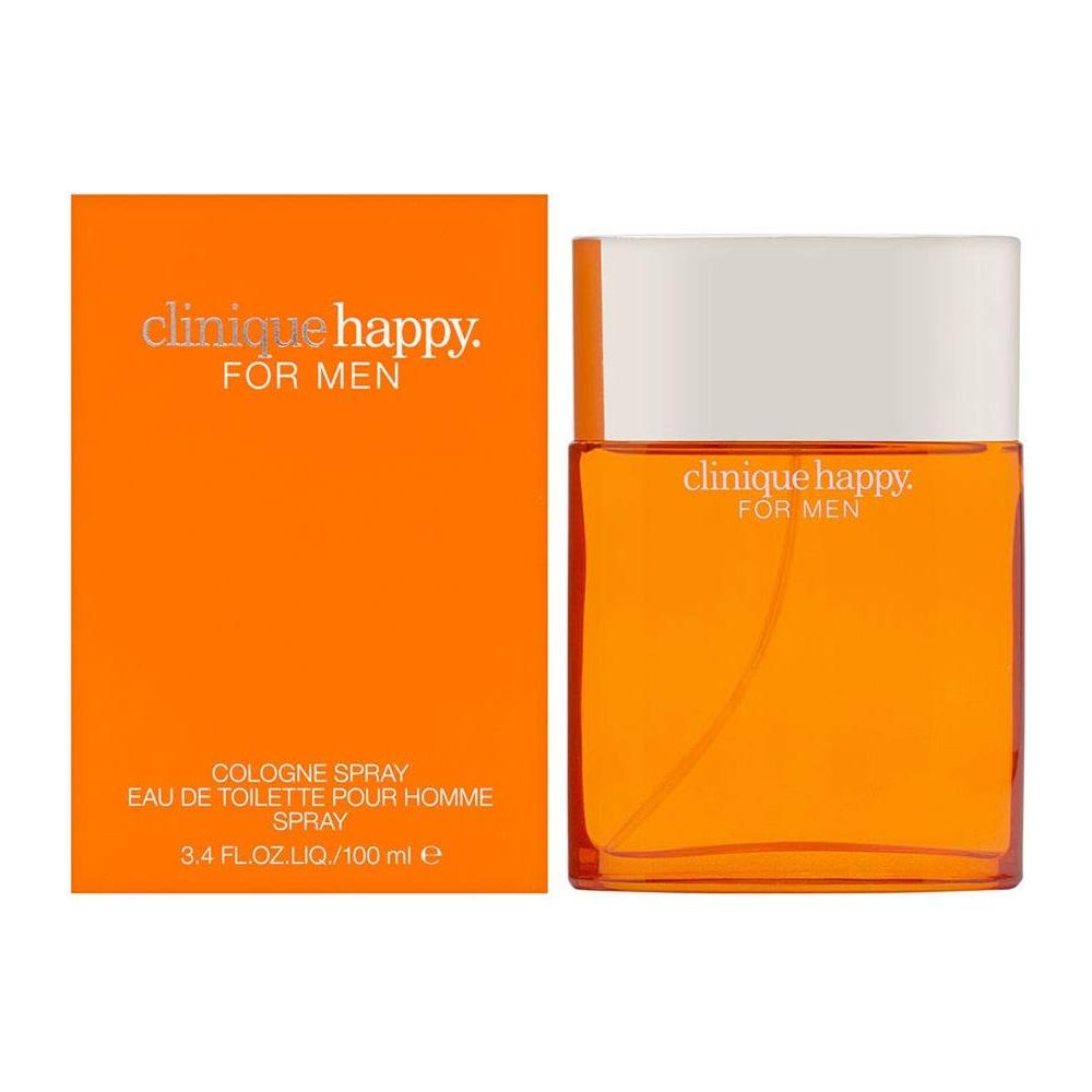 Clinique Cologne Happy For Men EDT Cologne Spray 3.4 FL OZ / 100 ML