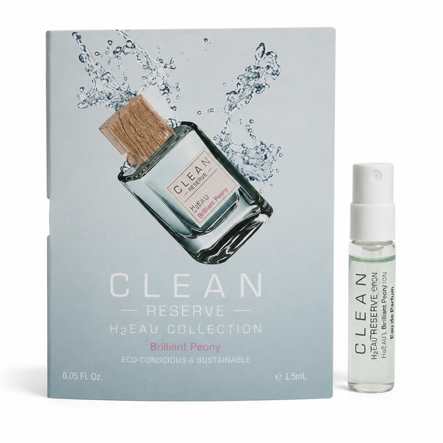 Clean Reserve H2 Eau Collection Brilliant Peony Eau De Parfum Spray Vial - 0.05 FL OZ / 1.5 ML