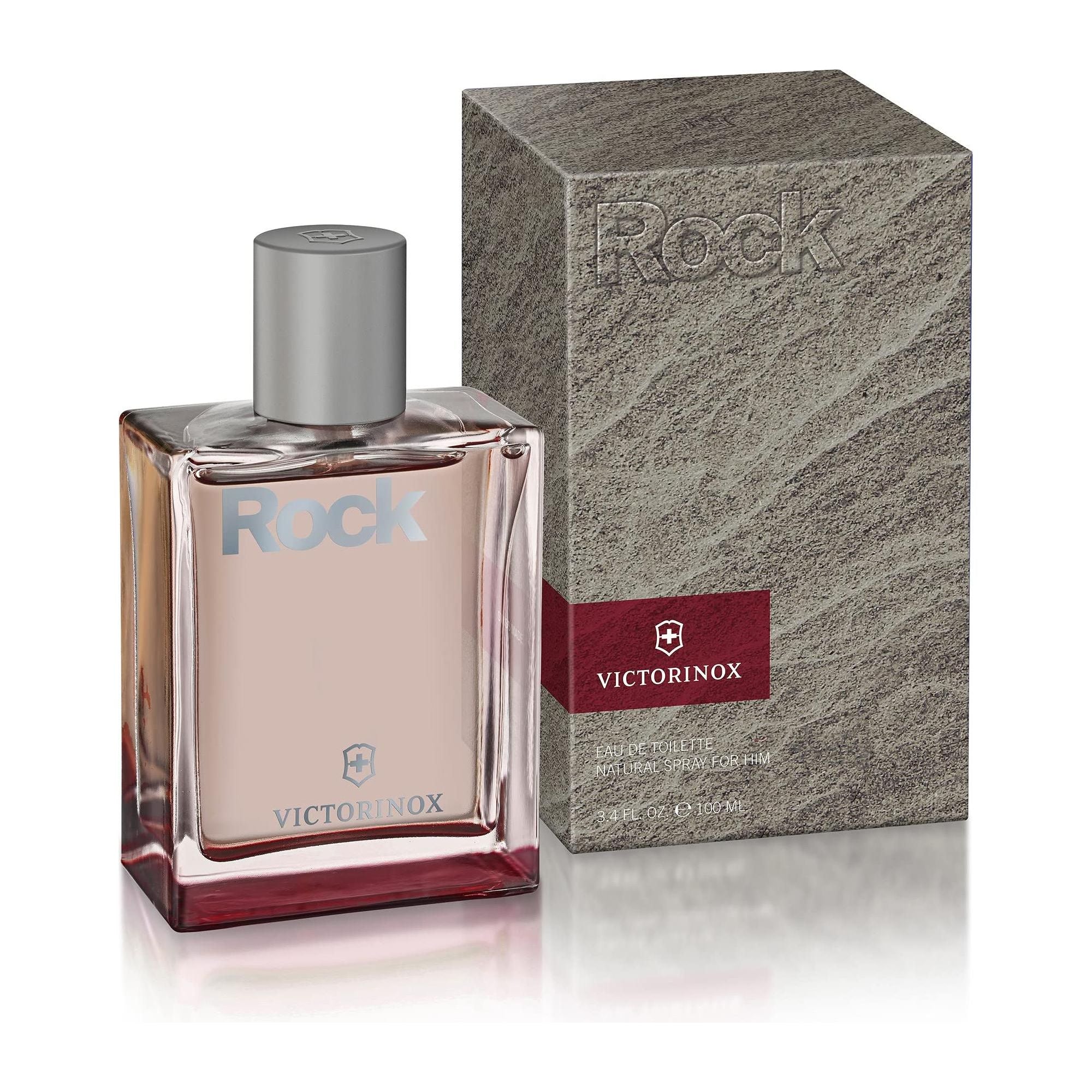 Victorinox Rock Eau De Toilette Natural Spray For Men 3.4 FL OZ / 100 ML