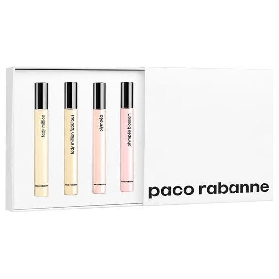 Paco Rabbane Travel Gift Set Lady Million Lady Million Fabulous Olympea Olympea Blossom