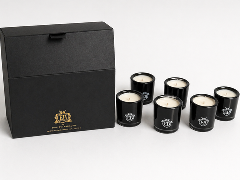 Eric Buterbaugh Set Of 6 Mini Candles Jasmine - Shelf Pull