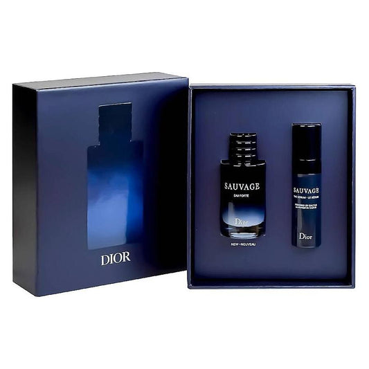 Dior Sauvage Eau Forte Parfum & The Serum Travel Gift Set - 0.34 FL OZ / 10 ML - 0.17 FL OZ / 5 ML