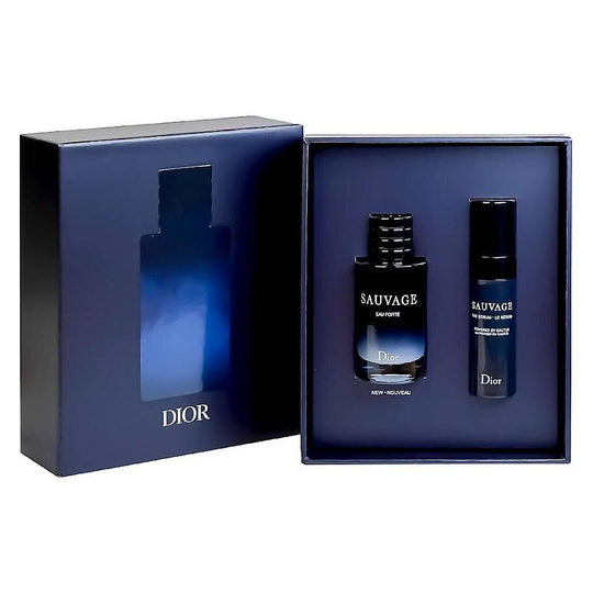 Dior Sauvage Eau Forte Parfum & The Serum Travel Gift Set - 0.34 FL OZ / 10 ML - 0.17 FL OZ / 5 ML