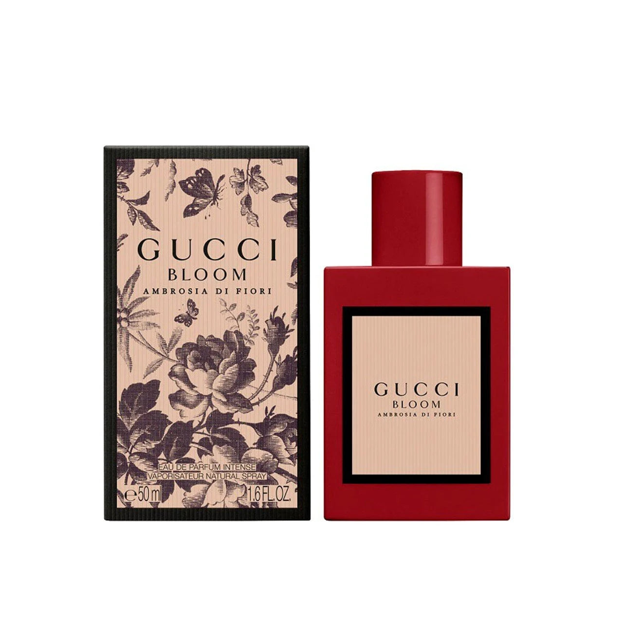 Gucci Bloom Ambrosia Di Fiori Intense Eau de Parfum – Women’s Luxury Fragrance, 1.6 FL OZ / 50 ML
