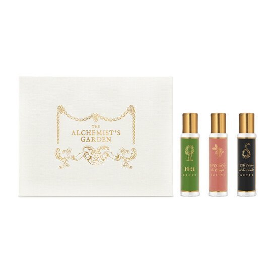 Gucci The Alchemist's Garden 3 Piece Set Eau De Parfum Spray + 1921 + A Chant For The Nymph + The Voice Of The Snake - 0.5 FL OZ / 15 ML 3x