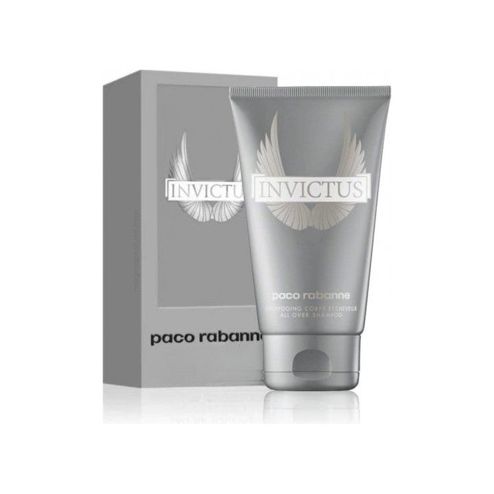 Paco Rabanne Invictus All Over Shampoo 3.4 FL OZ / 100 ML – Energizing 2-in-1 Cleanser for Men