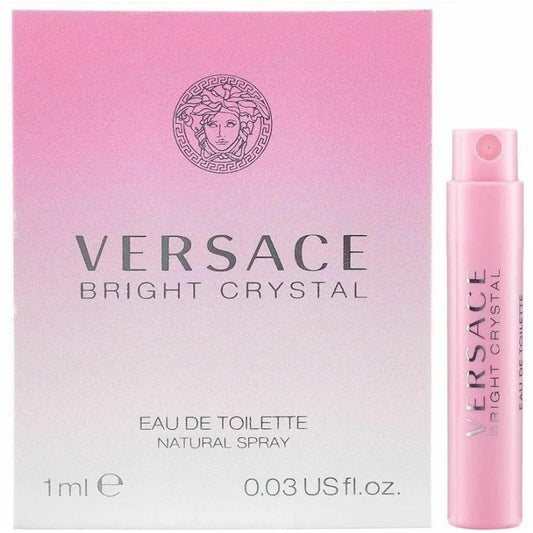 Versace Bright Crystal Eau De Toilette Sample Spray 0.03 FL OZ / 1 ML– Fresh & Feminine Fragrance