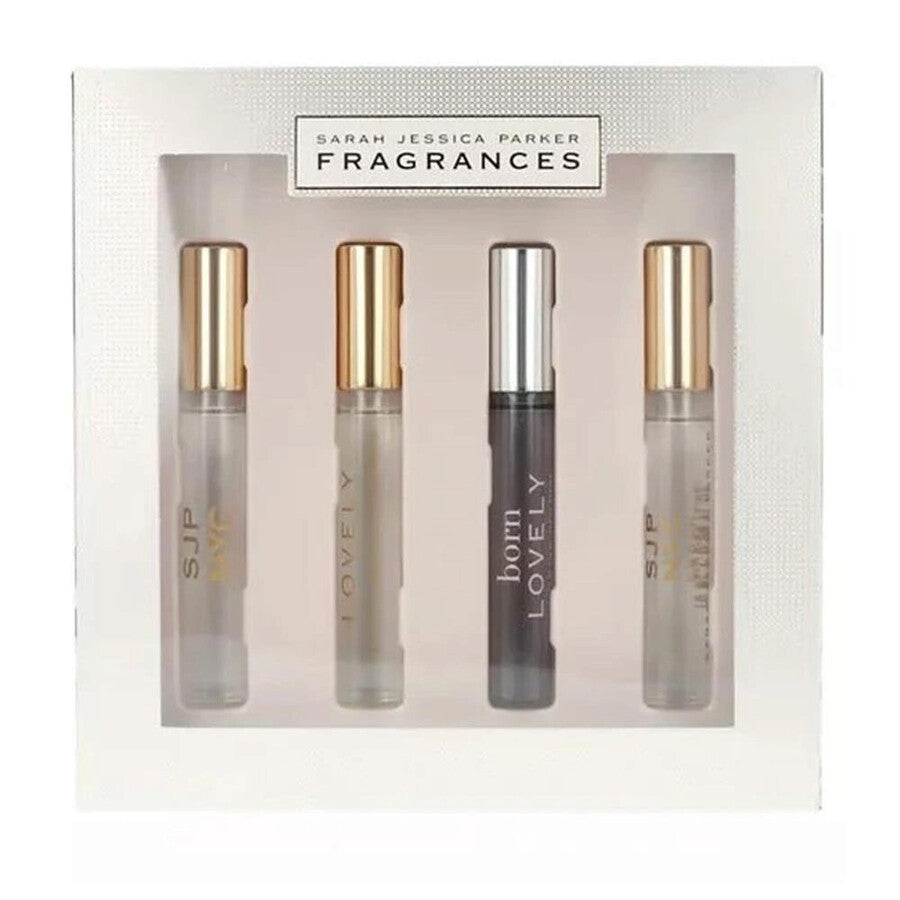 Sarah Jessica Parker Mini Eau De Parfum Set – NYC, Lovely, Born Lovely & NYC Pure Crush – 0.34 FL OZ / 10 ML (x4)