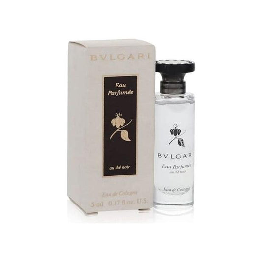 Bvlgari Le Noir Eau De Cologne Mini | Unisex Dark Tea Scent (Damaged Box) - 0.71 FL OZ / 5 ML