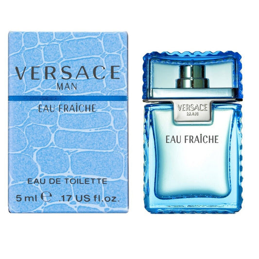 Versace Man Eau Fraîche Mini 0.17 oz – Fresh & Aquatic Men's Fragrance