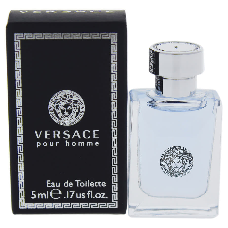 Versace Pour Homme Eau De Toilette Mini 0.17 oz – Fresh & Sophisticated Men's Fragrance